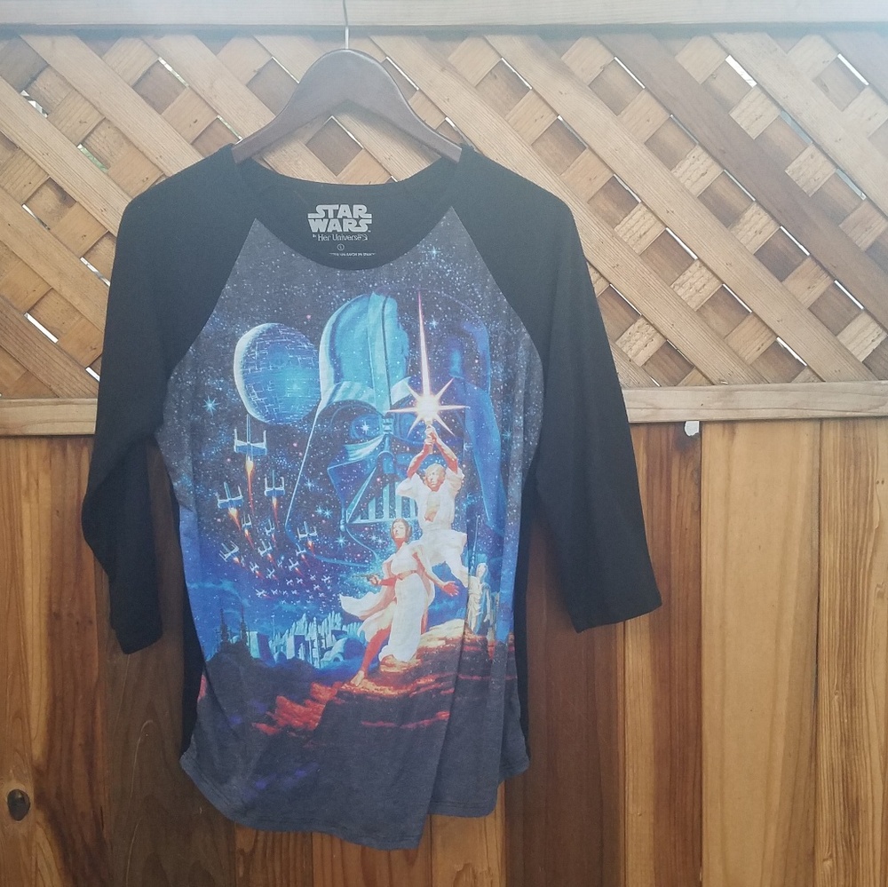 ⚡3/$12⚡ Star Wars Raglan Tee